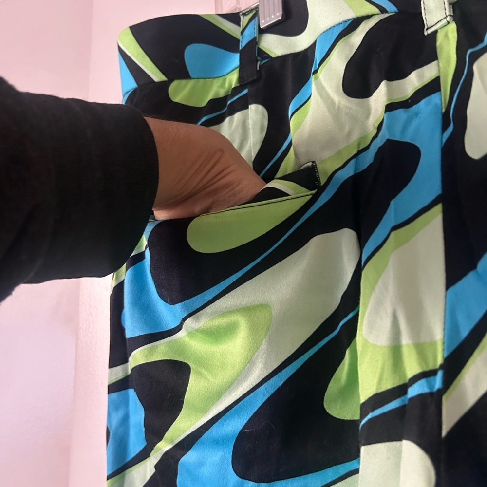 Loudmouth Blue and Green Men’s Pants, 34x30L - Picture 8 of 13